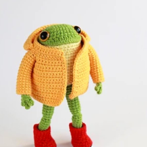 Hugo The Frog, Amigurumi Toy Pattern ,The pattern is available in English, Germa - Picture 2 of 5